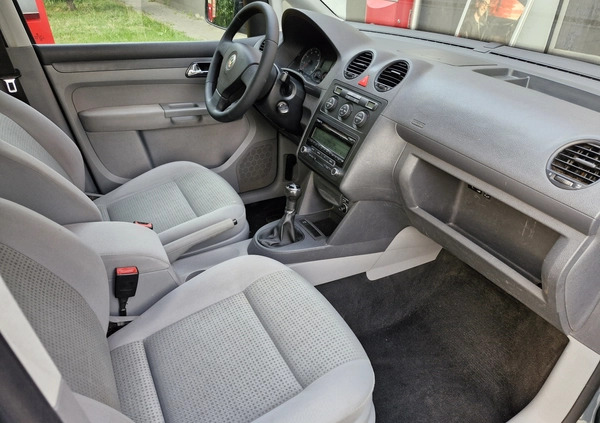 Volkswagen Caddy cena 21900 przebieg: 189000, rok produkcji 2009 z Łódź małe 379